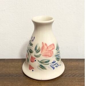 Vintage, Handmade, Floral, Ceramic, Bud Vase